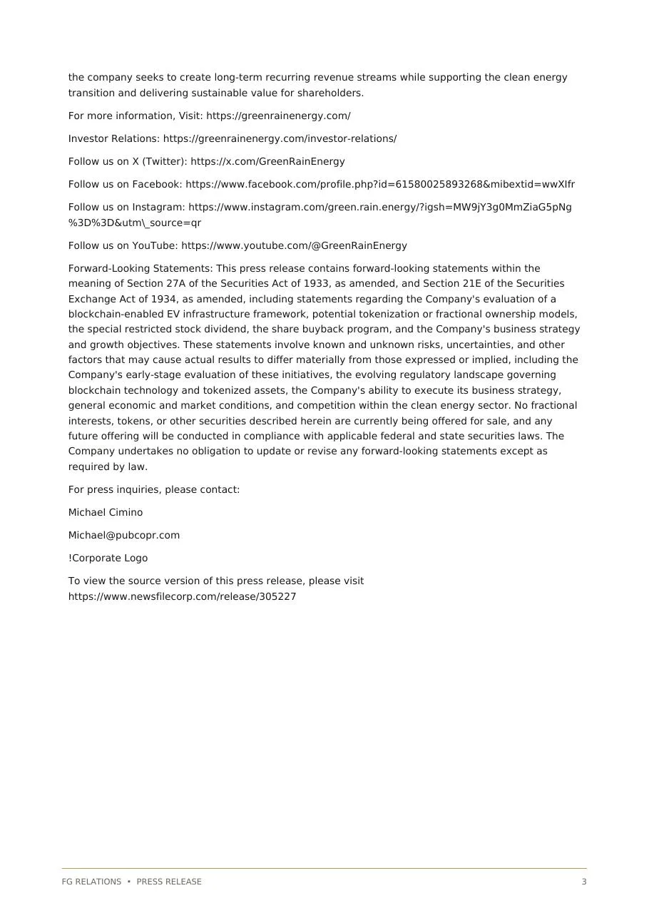 Green Rain Advances EV Charging Project at Sheraton San Jose Silicon Valley, page 3